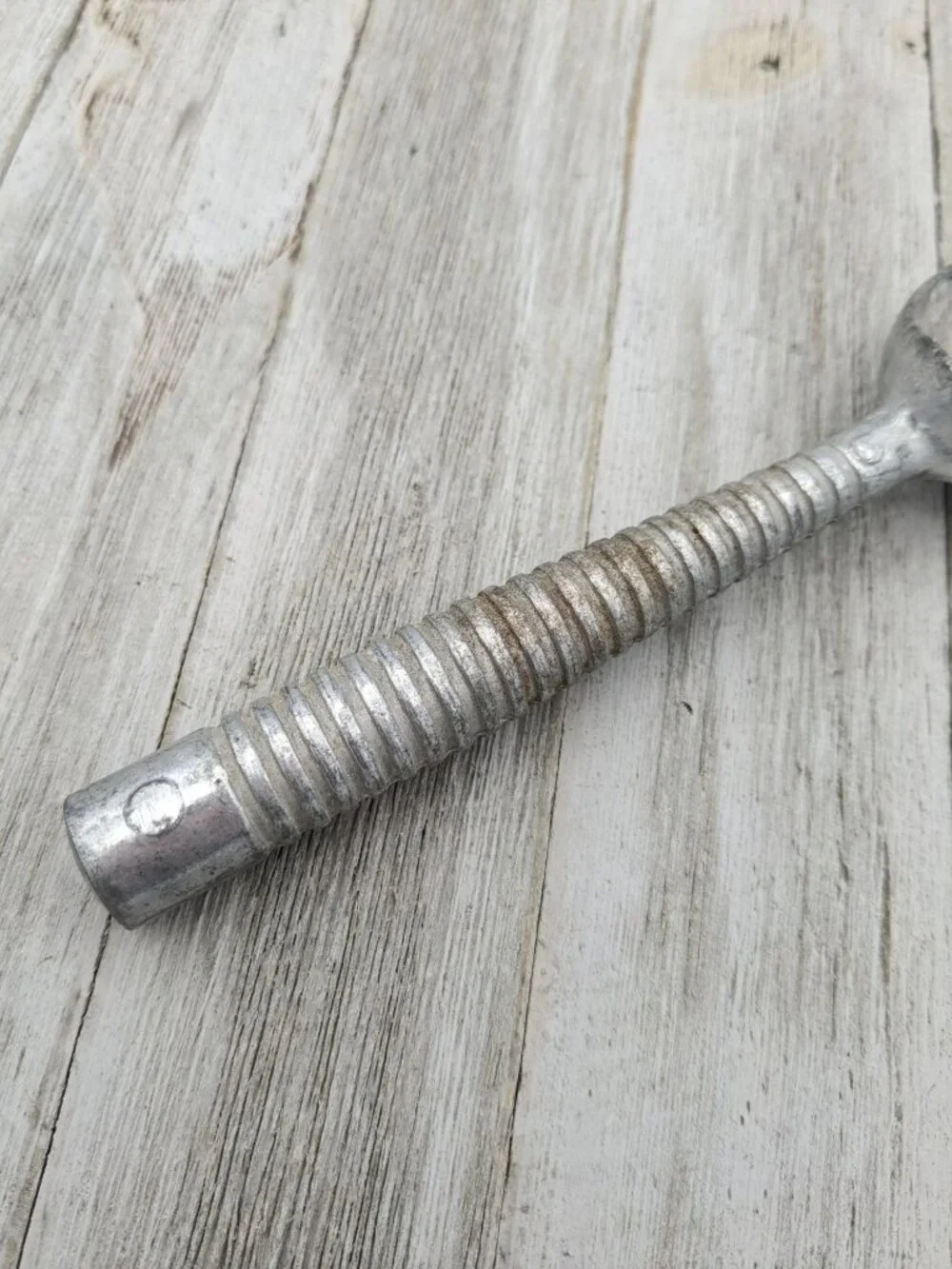 Metal Ice Cream Scoop Vintage Metal Ribbed 6 3/4